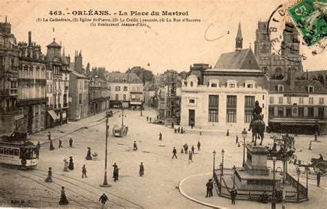 Orl Ans Loiret Orl Ans La Place Du Martroi Carte Postale Ancienne