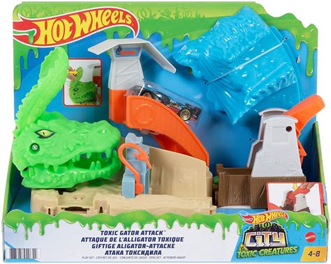 Mattel Hot Wheels City Zestaw Toxic Atak Aligatora GTT FNB Asplaneta Pl