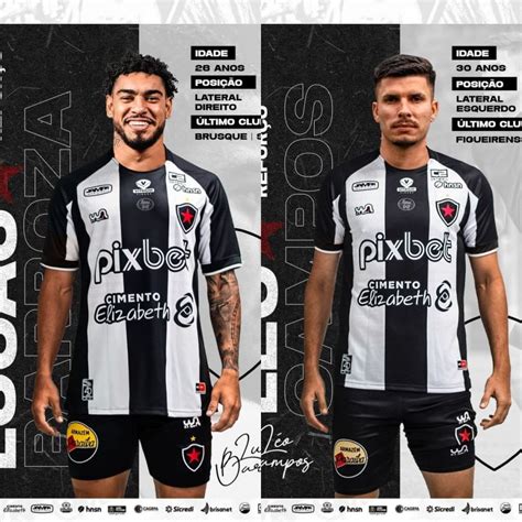 Botafogo Pb Anuncia Contrata Es De Dois Laterais Para A Temporada