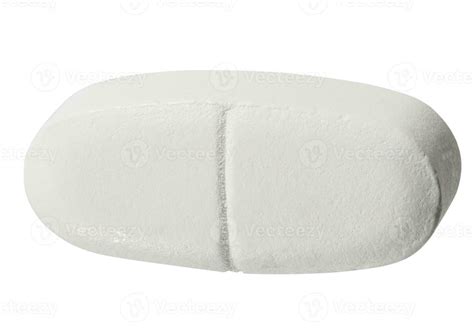 white oval tablet  isolated background  stock photo  vecteezy