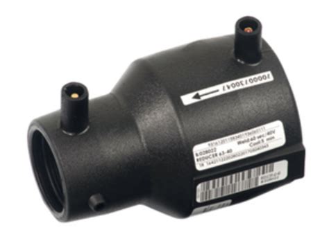 4911025 Plasson Poly Electrofusion Reducing Coupler 160 X 110mm The