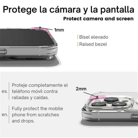 Icoveri Funda Transparente Con C Rculo Magn Tico Integrado Para Iphone