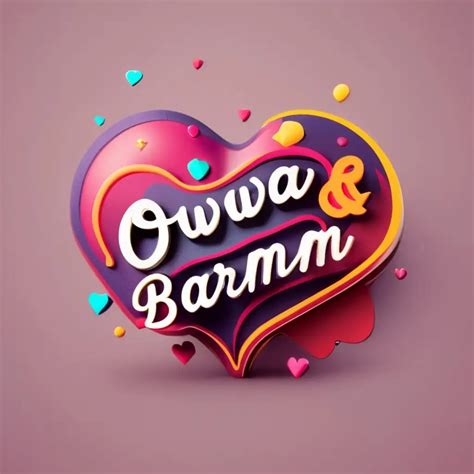 LOGO Design For OWWA BARMM 3D Heart Emblem for Events Industry | AI ...