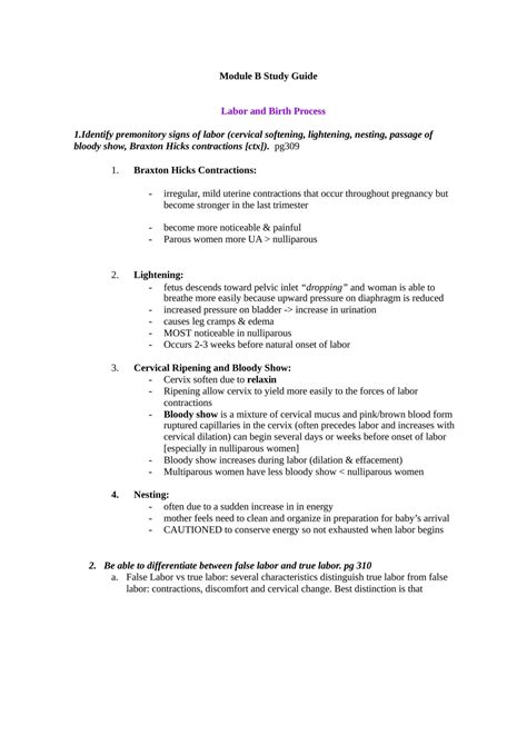 Module B Study Guide Nurs 4214 Nursing Research Texas Tech