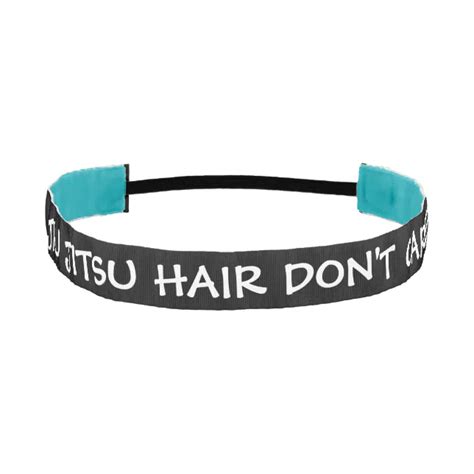Jiu Jitsu Hair Dont Care Athletic Headband Zazzle
