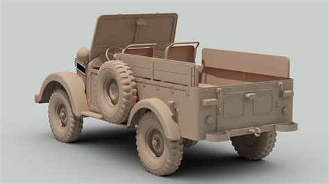 Jeep GAZ 69 Modelo 3D 179 3ds Fbx Max Obj Free3D