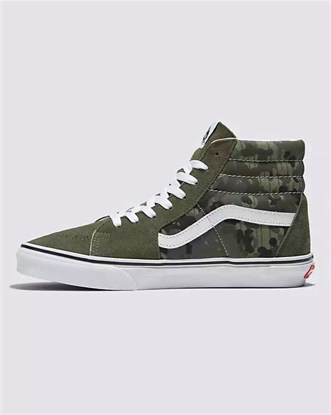 Sk8-Hi Shoe in Rain Camo Green/Multi | Vans