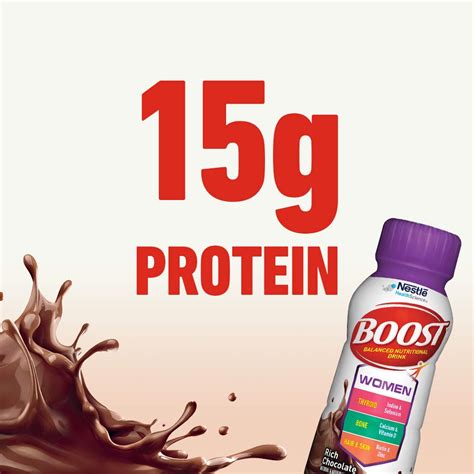 Boost Bebida Nutricional Equilibrada Para Mujeres Chocolate Rico