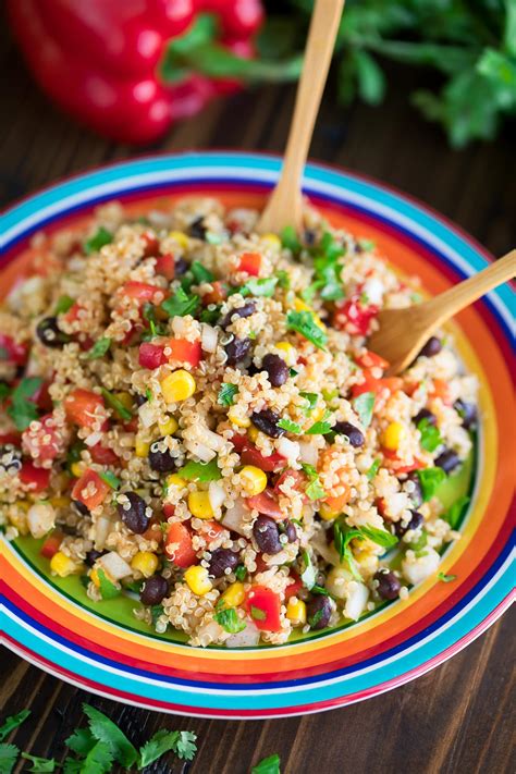 Mexican Quinoa Salad With Chili Lime Dressing Peas And Crayons