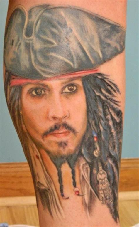 Captain Jack Portrait Tattoo Portrait Tattoos