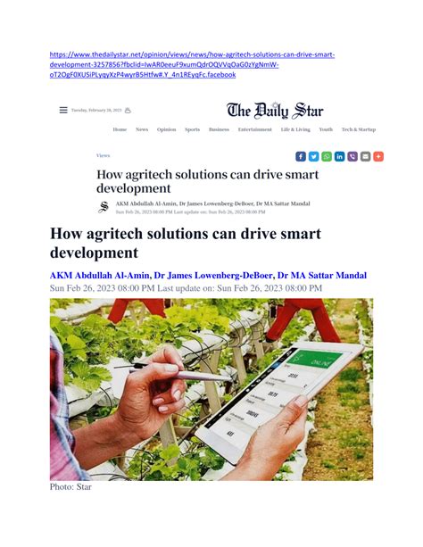 Pdf How Agritech Solutions Can Drive Smart Development