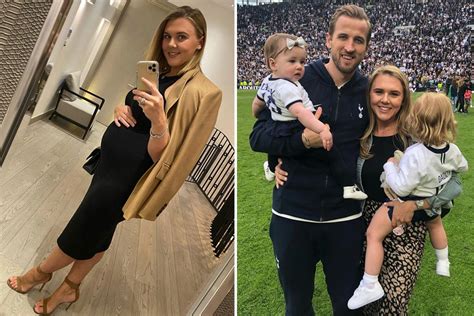 Harry Kanes Stunning Wife Katie Goodland Shows Off Growing Baby Bump