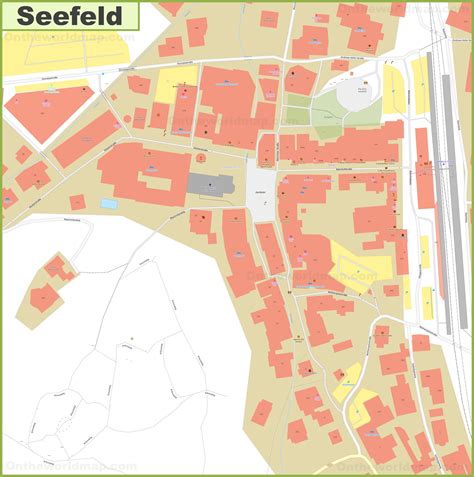 Seefeld city center map - Ontheworldmap.com