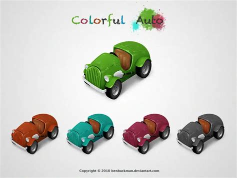 Red Car Icon Colorful Auto Iconpack Benbackman