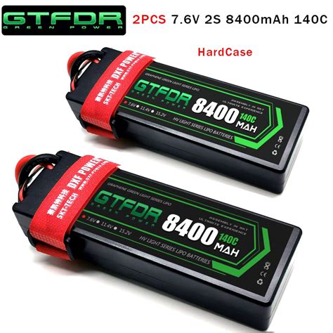 DXF Lipo Battery 2S 7 4V 7 6V 5200mAh 6200mAh 6500mAh 8400mAh 100C 200C