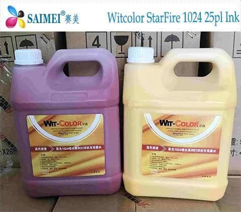 M Y C K Lc Lm High Weatherability Wit Color Starfire 1024 25pl Solvent