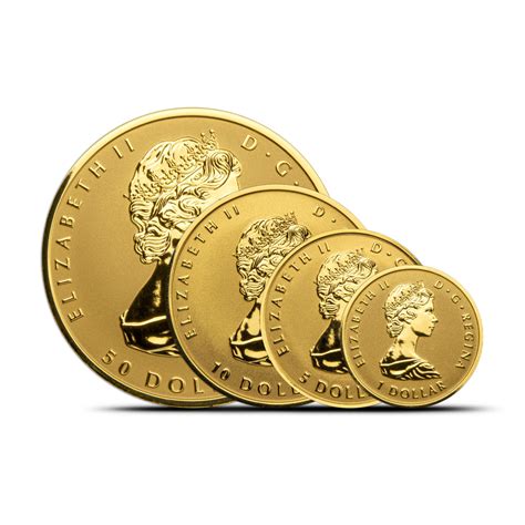 Reverse Proof Canadian Th Anniversary Maple Leaf Gold Coin Set