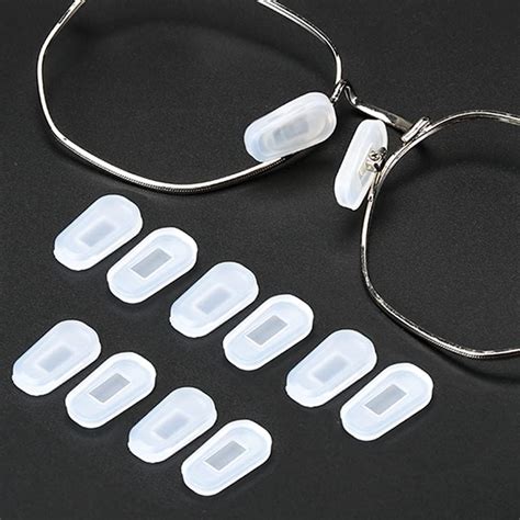 18 Pairs Eyeglass Nose Pad Covers Anti Slip Eyeglasses Nose Pad Silicone Nose Pad