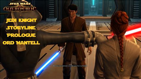 STAR WARS The Old Republic Jedi Knight Storyline Part 4 Prologue