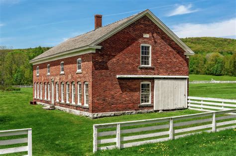 1878 New England Brick Barn 1878bricknewengbarn184575 Photograph By