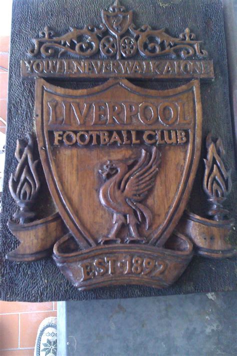 Liverpool Logo Wood Art Liverpool Logo Carving