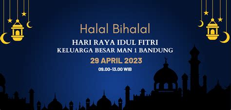 Contoh Spanduk Dan Banner Halal Bihalal Idul Fitri H Yang