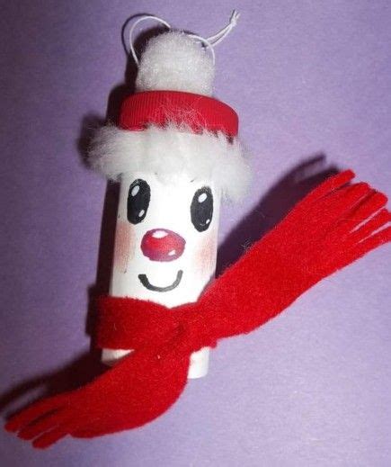 Snowman Made With A Pill Bottle Easy Christmas Ornaments Pill Bottle