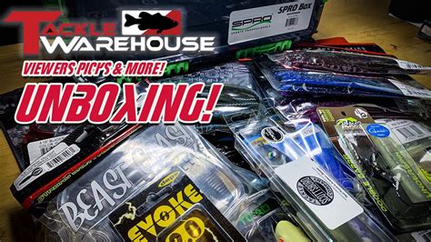 Unboxing Tackle Warehouse Order Viewers Picked Plus More New Baits