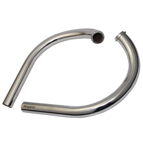 Exhaust Bend Pipe Bend Tube Steel Chrome Plated Jawa 350 Motorcycles