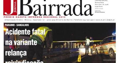 Capa Jornal Da Bairrada De 2015 05 06