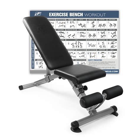 Ritfit Adjustable Foldable Utility Weight Bench For Home Gym