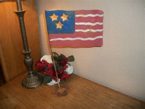 American Flag Home and Garden Decor Indoor Outdoor Rustic