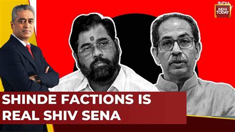 Rajdeep Sardesai LIVE Sena Vs Sena Massive Setback For Uddhav Shinde