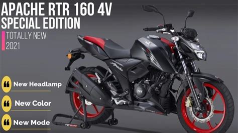 Matt Black Tvs Apache Rtr 160 4v Spl Edition Bike At ₹ 126925 In Hyderabad