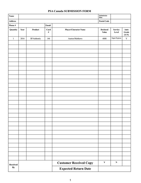 Psa Canada Card Grading Program Bossa Productions