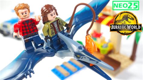 Lego Jurassic World Dominion Pteranodon Chase Lego Stop Motion