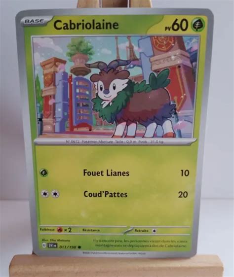 Carte Pok Mon Cabriolaine Ecarlate Et Violet Sv Officielle Nsb