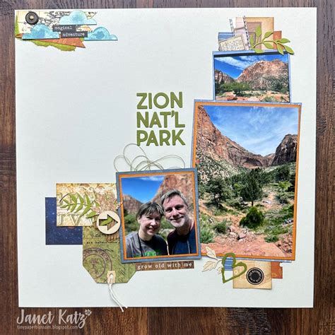 Zion Scrapbook Layout