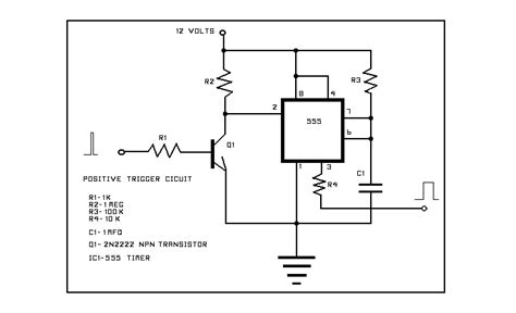 555 Timer Example Circuits Wiring Diagram