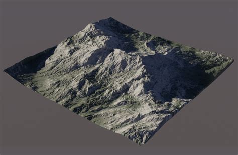 8k Mountain Range Landscape Height Map free download - Motion Forge ...