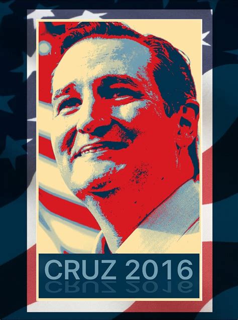 Ted Cruz Vinyl Print Poster 18x24 2016