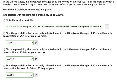 Solved In The United States Males Between The Ages Of 40 Chegg