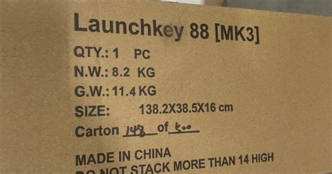 노베이션 런치키88 Mk3 Novation 런치키 88 미개봉 마스터키보드 Launchkey Mk3 마스터건반 양평제1동