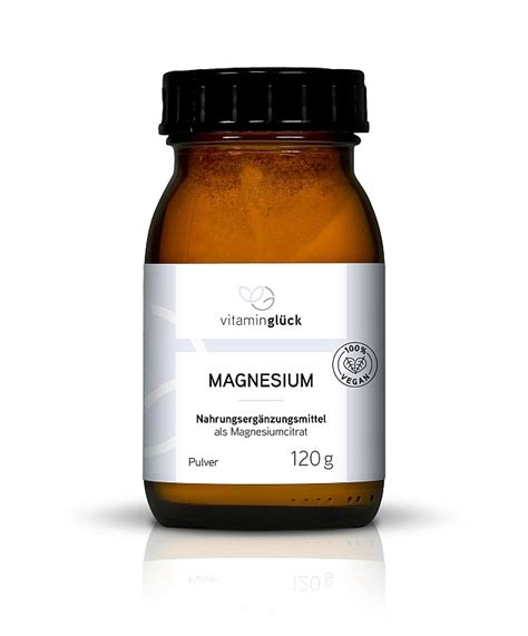 Magnesium als Citrat Vitaminglück