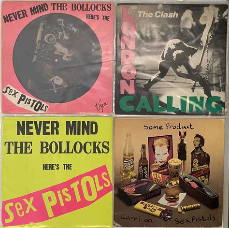 Lot 1180 Sex Pistols Clash Lps