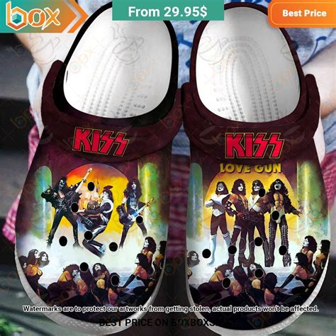 Kiss Love Gun Album Cover Cap Bucket Hat Crocs Clog Shoes Express