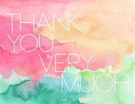 Thank You Watercolor At PaintingValley Explore Collection Of