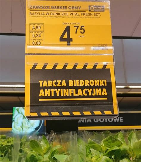 Tarcza Biedronki Antyinflacyjna ceny produktów promocja