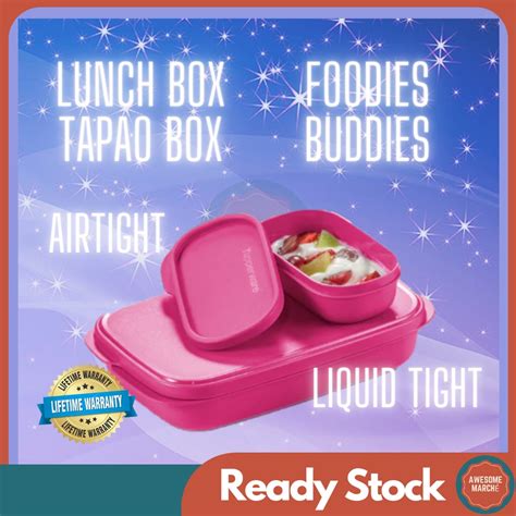 Tupperware Mylunch Airtight Liquid Tight Lunch Box Snack Box Tapao