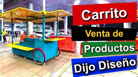 Carrito Para Venta De Productos Dulces Accesorios Ropa Joyas